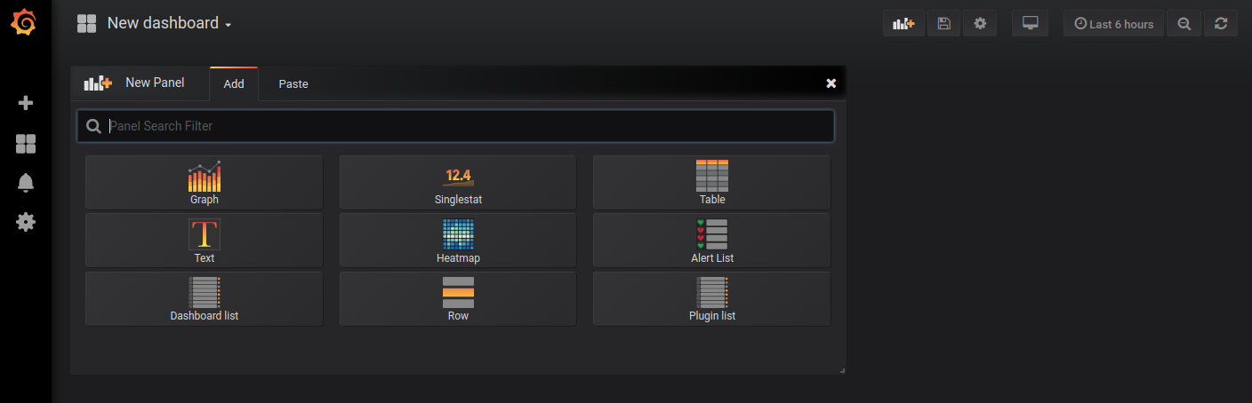 dashboard type