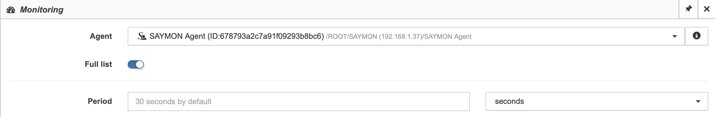 file system monitoring light
