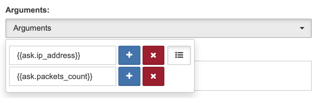 arguments list ask light