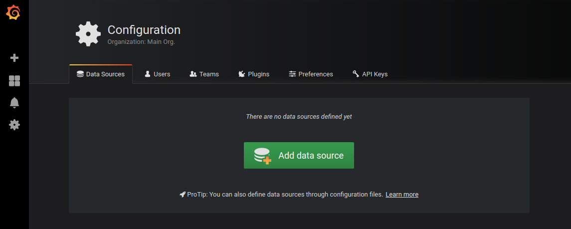 add data source