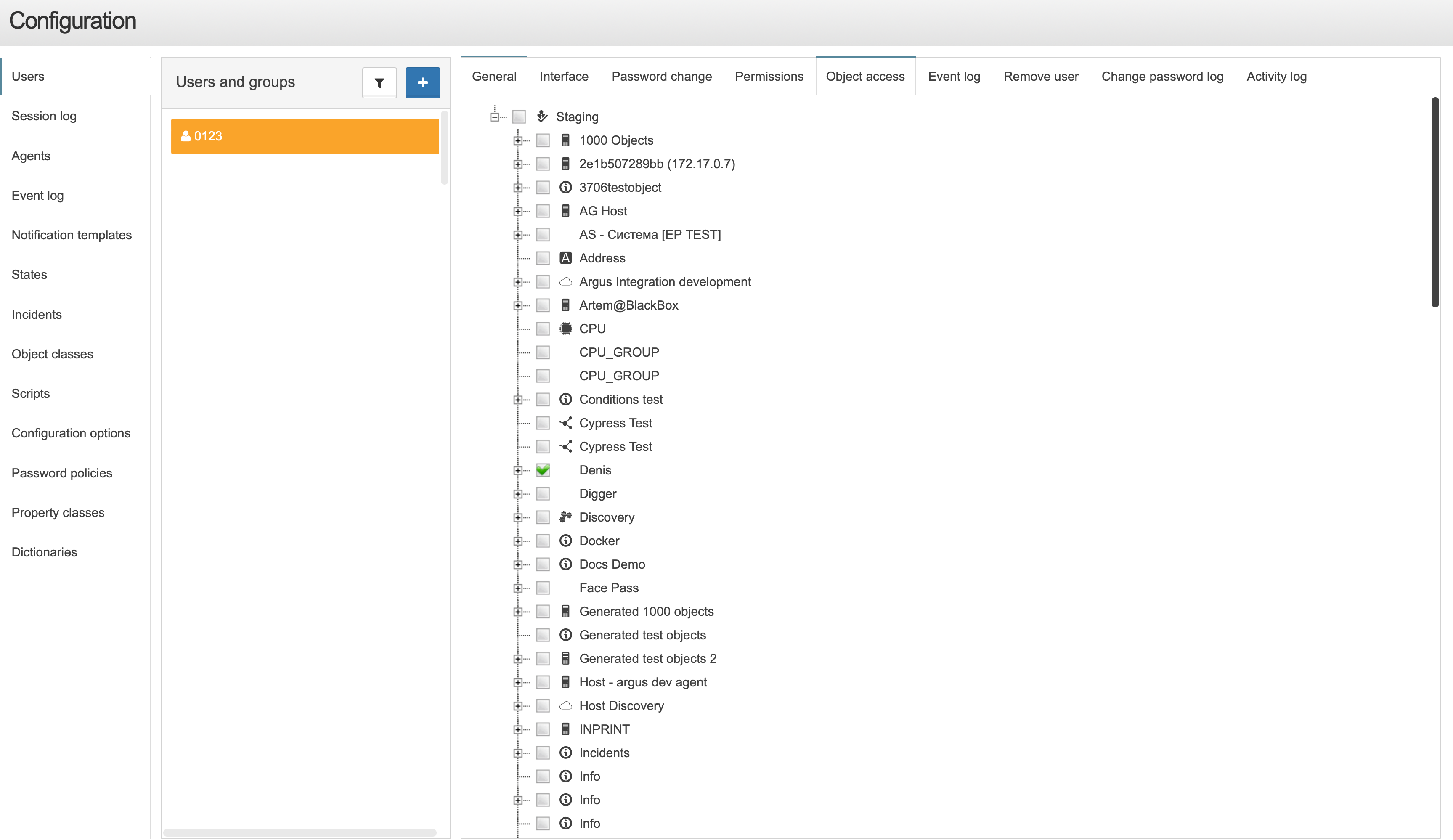 set object permissions light